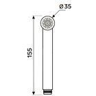 Гигиеническая лейка ZEIN Z0212, пластик, 1 режим, цвет хром - Фото 6