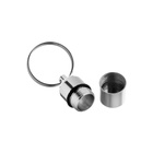 Адресник - капсула под записку, 2.2×1.3 см, металл, серебристый - Фото 4