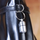 Адресник - капсула под записку, 2.2×1.3 см, металл, серебристый - Фото 7