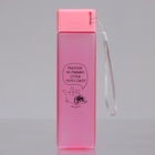 Бутылка для воды пластиковая «Работаю по графику», 450 мл - Фото 2