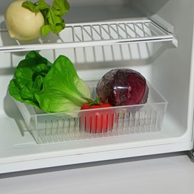 Контейнер для холодильника Доляна, 30×17×7 см, цвет прозрачный