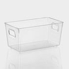 Контейнер для холодильника RICCO, 23.5×13×11 см, цвет прозрачный - Фото 1