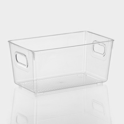 Контейнер для холодильника RICCO, 23.5×13×11 см, цвет прозрачный