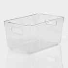 Контейнер для холодильника RICCO, 26.5×16.8×13 см, прозрачный - Фото 2