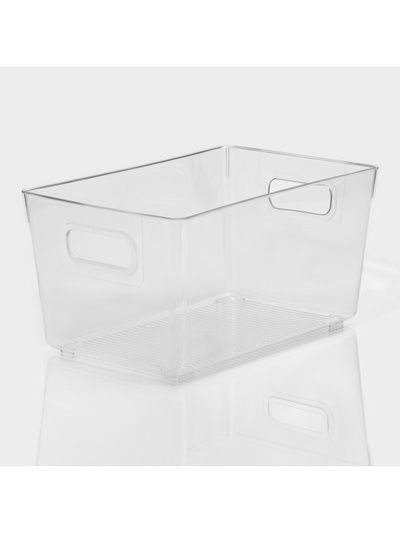 Контейнер для холодильника RICCO, 26.5×16.8×13 см, прозрачный