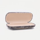 Футляр для очков, 16 × 3 × 6,5 см, цвет тёмно-серый - фото 46425055