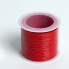 Шнур вощеный из полиэстера d=0,5 мм, L=50 м, цвет ярко-красный - Фото 2