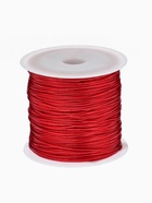 Шнур вощеный из полиэстера d=0.5 мм, L=50 м, красный - Фото 1