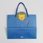 Пакет подарочный, упаковка, «Львёнок в кармашке», 30 х 11 х 24 см - фото 42119732