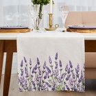 Дорожка на стол "Этель" Lavender 40х146 см, 100% хлопок, саржа 190 г/м2 - фото 4650401
