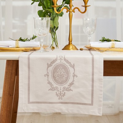 Дорожка на стол «Этель» Classicism 40×146 см, 100% хлопок, саржа 190 г/м²