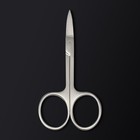 Ножницы маникюрные «Premium», загнутые, узкие, 9 см, на блистере, цвет серебристый - Фото 6