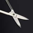 Ножницы маникюрные «Premium», загнутые, узкие, 9 см, на блистере, цвет серебристый - фото 9367738