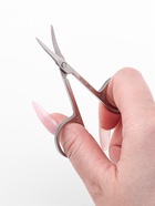 Ножницы маникюрные «Premium», для кутикулы, загнутые, узкие, 9 см, на блистере - Фото 5