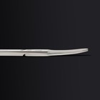 Ножницы маникюрные «Premium», для кутикулы, загнутые, узкие, 9 см, на блистере, цвет серебристый - фото 8945928