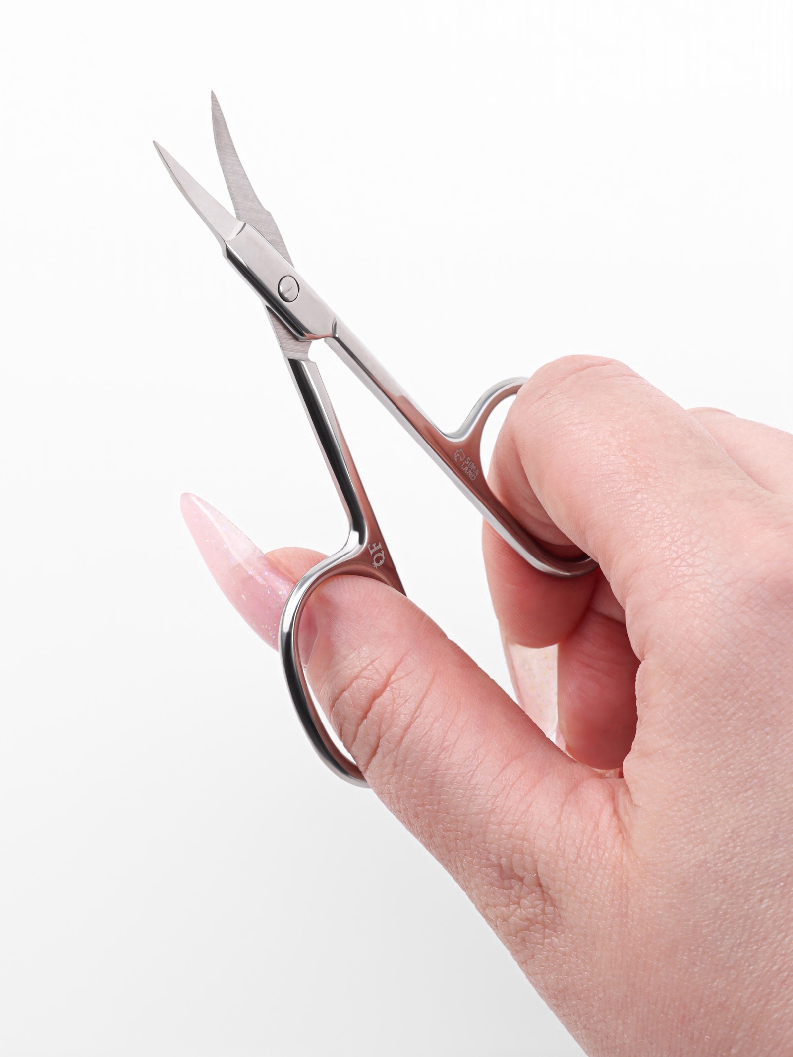 Ножницы маникюрные «Premium», для кутикулы, загнутые, узкие, 9,3 см, на ...