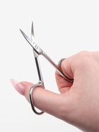 Ножницы маникюрные «Premium», загнутые, широкие, 9.3 см, на блистере - Фото 6