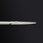Ножницы маникюрные «Premium», прямые, широкие, 9,5 см, на блистере, цвет серебристый - фото 8945937