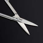 Ножницы маникюрные «Premium», прямые, широкие, 9,5 см, на блистере, цвет серебристый - фото 9367747
