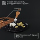 Набор для подачи сыра Magistro «Мрамор», 3 ножа, мраморная доска - фото 9003320