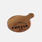 Набор для подачи сыра Magistro Shape, 2 ножа, доска, акация - Фото 6