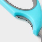 Ножницы кухонные Доляна «Эльба», 22 см, цвет голубой - фото 4342994