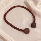 Подхват для штор «Камушки», d=3×51 см, тёмно-коричневый - Фото 2