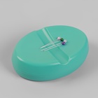 Игольница магнитная, 10.1×7 см, бирюзовая - Фото 2