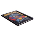 Скетчбук А5, 40 листов Dino, твёрдая обложка, матовая ламинация, выборочный лак, резинка, 100 г/м² - Фото 2