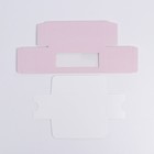 Коробка для макарун, кондитерская упаковка, «Розовая», 5.5 х 12 х 5.5 см - Фото 3