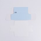 Коробка для макарун, кондитерская упаковка, «Голубая», 5.5 х 12 х 5.5 см (комплект 5 шт) - фото 23265675