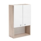 Шкаф для ванной комнаты "Вега 5004" белый/дуб кронберг, 50 х 24 х 80 см - фото 318757315