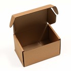 Коробка самосборная, бурая, 17 x 12 x 10 см - Фото 2
