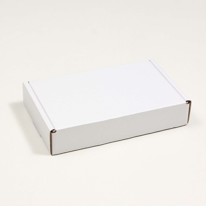 Коробка самосборная, белая, 26,5 x 16,5 x 5 см - Фото 1
