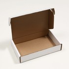 Коробка самосборная, белая, 26,5 x 16,5 x 5 см - фото 8893662