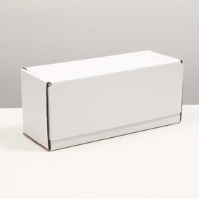 Коробка самосборная, белая, 42,5 x 16,5 x 19 см