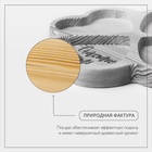 Менажница деревянная авторская Adelica «Сердце», 22×22×2,5 см, цельный массив кедра - фото 28134628