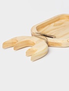 Доска разделочная деревянная авторская Adelica «Рога», 35×18×2,5 см, цельный массив кедра, цвет молочный - Фото 10