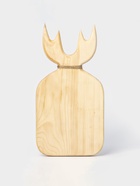 Доска разделочная деревянная авторская Adelica «Рога», 35×18×2,5 см, цельный массив кедра, цвет молочный - Фото 11