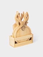 Доски деревянные разделочные и ящик Adelica, 3 шт: 37×22×2,5 см, 35×22×2,5 см, 35×22×2,5 см, цельный массив кедра - фото 34057733