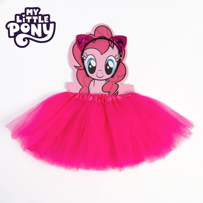 Юбка для девочки с ободком «Пинки Пай», My Little Pony - фото 1907365375