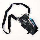 Сумка для мастера, 23×12 см, длина ремня 119 см, чёрная - Фото 4