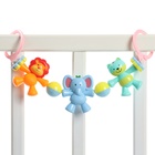 Растяжка на коляску/кроватку «Друзья», 3 игрушки, МИКС, Крошка Я - Фото 3
