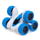 Машинка - перевертыш «Экстримал», пульт в виде часов, работает от аккумулятора, цвет синий - Фото 2