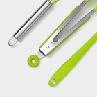 Набор кухонных принадлежностей Green, 6 предметов, силикон, зелёный - Фото 5