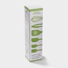 Набор кухонных принадлежностей Green, 6 предметов, силикон, зелёный - Фото 6