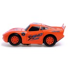 Машина «Тачка», работает от батареек, стреляет дисками, свет и звук, цвет оранжевый - фото 25511830