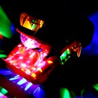 Машина «Тачка», работает от батареек, стреляет дисками, свет и звук, цвет оранжевый - фото 25511833