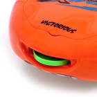 Машина «Тачка», работает от батареек, стреляет дисками, свет и звук, цвет оранжевый - фото 25511834