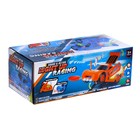 Машина «Тачка», работает от батареек, стреляет дисками, свет и звук, цвет оранжевый - фото 25511835